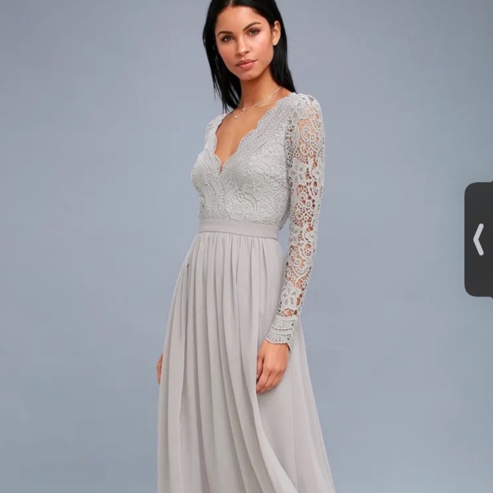 Lulus Awaken My Love Gown sz S